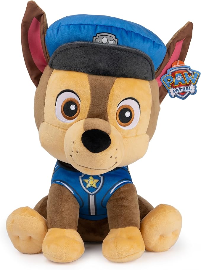 GUND PAW Patrol Chase Plush, Official Toy from The Hit Cartoon, Stuffed Animal for Ages 1 and Up, 16.5” (Styles May Vary)