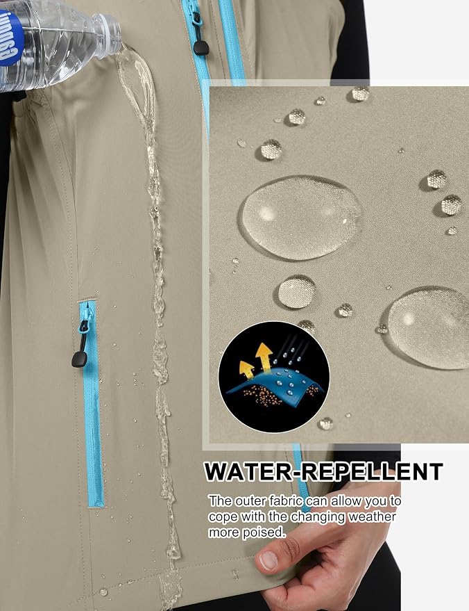 Little Donkey Andy Women's Lightweight Quick Dry Vest Windproof Summer Vest | Stretch Quick Dry Material, Windproof Breathable Vest, Cooling Effect Summer Outerwear, Running Cycling Golf Tennis Hiking