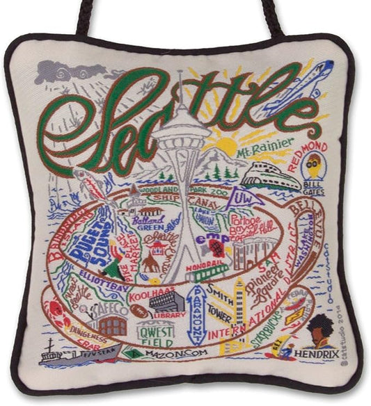 Catstudio Seattle Mini Pillow Christmas Ornament | Wonderful and Decor