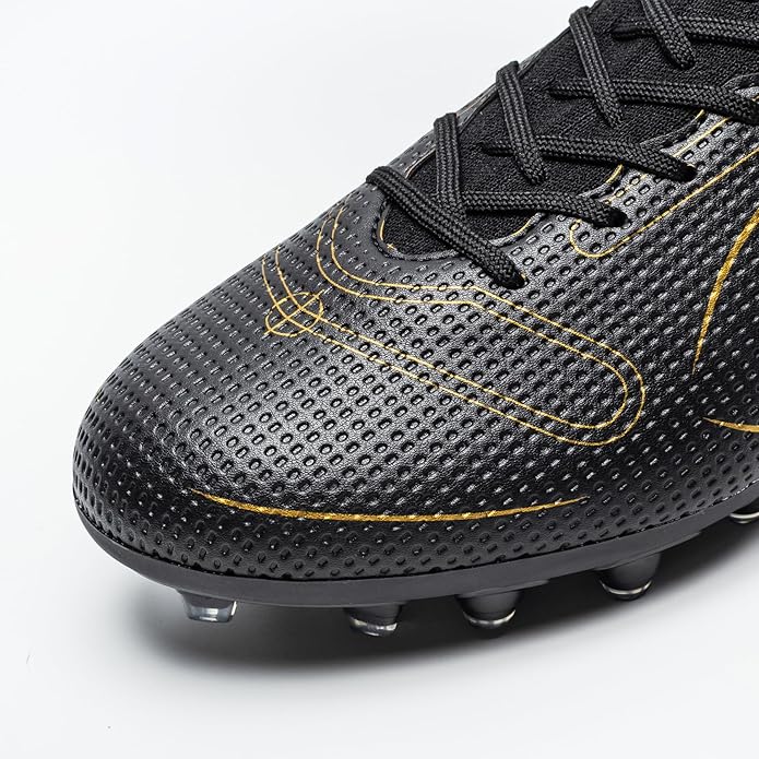 Kids Soccer Cleats Boys Girl Football Cleats Youth Turf Soccer Cleats High Top Athletic Outdoor Trainning Football Shoes for Little/Big Kid
