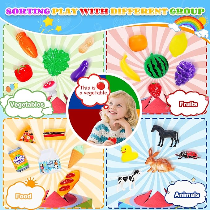 Enjoyjoy Mystery Box - 52 PCS Speech Therapy Materials Alphabet Toys Montessori Sensory, Preschool Learning Sorting Games with Mystery Boxes for Toddlers Ages 3-6, Ideal Christmas Birthday Gifts
