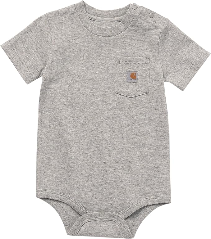 Carhartt Unisex Baby, Short-sleeve Bodysuit Pocket T-shirt