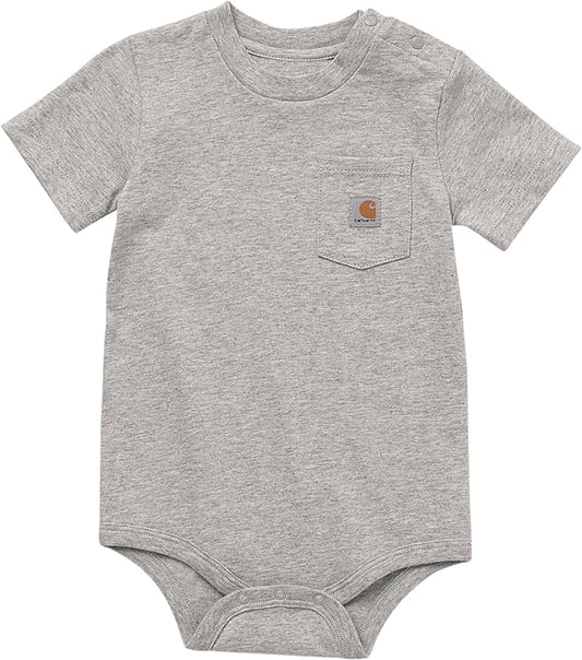 Carhartt Unisex Baby, Short-sleeve Bodysuit Pocket T-shirt