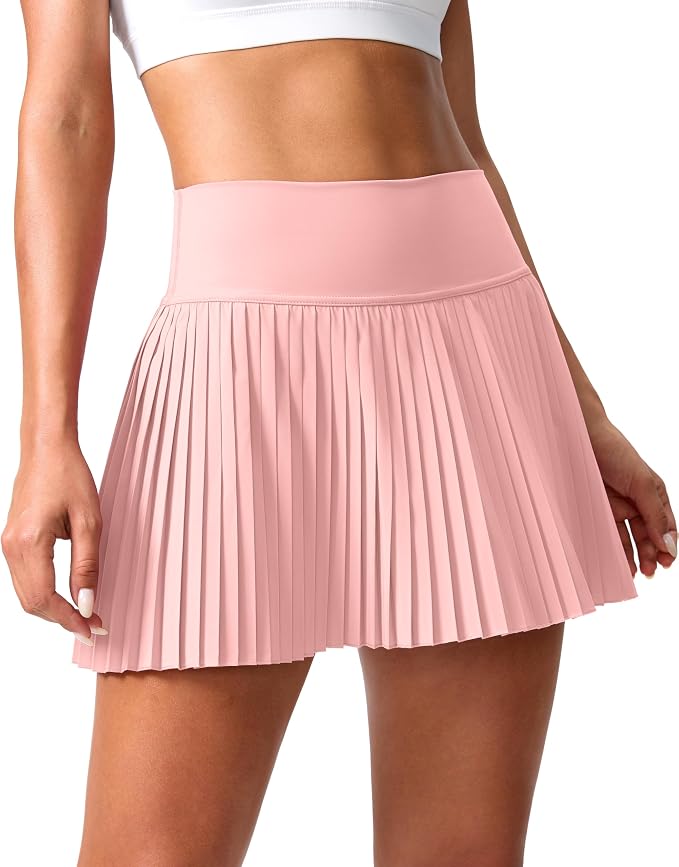Pleated Tennis Skirt for Women with Pockets Shorts Women's High Waisted Lightweight Athletic Golf Skorts Skirts