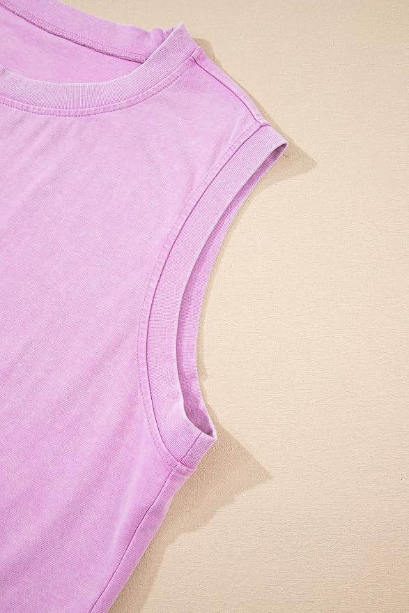 Women 2pc Mineral Wash Athletic Lounge Tank Skirt Set | Soft mineral wash cotton,Breathable.Relaxed lined split skirt.Ideal for travel,lounge,gym,workout casual daily wear