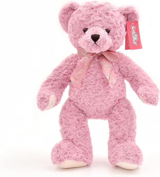 20" Posed Teddy Bear Stuffed Animal Cute Plush Toy for Girl Kids (Pink)