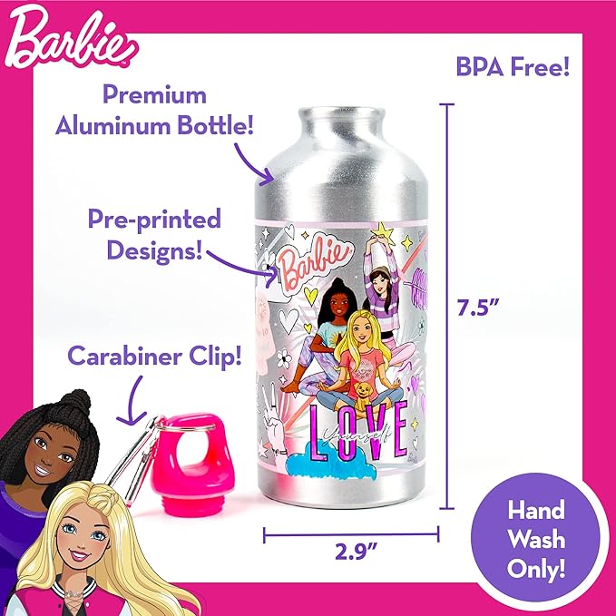 Barbie by Horizon Group USA Water Bottle, Assorted