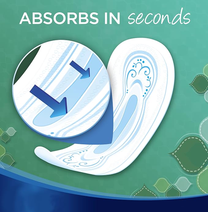 Always Ultra Thin Size Feminine Pads with Wings, Size 2