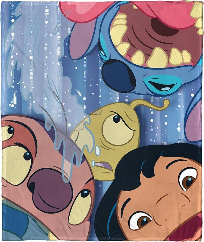 Northwest Disney 100 Silk Touch Throw Blanket, 50" x 60", Ohana