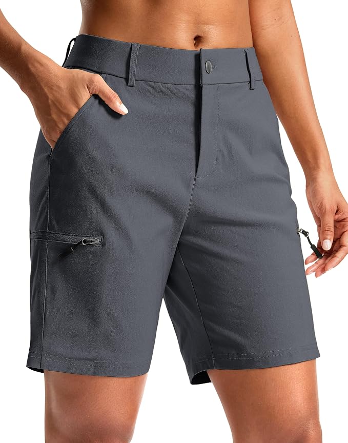 G Gradual Women's 7"/9" Hiking Cargo Shorts Quick Dry Lightweight Golf Outdoor Work Summer Travel Shorts with Pockets