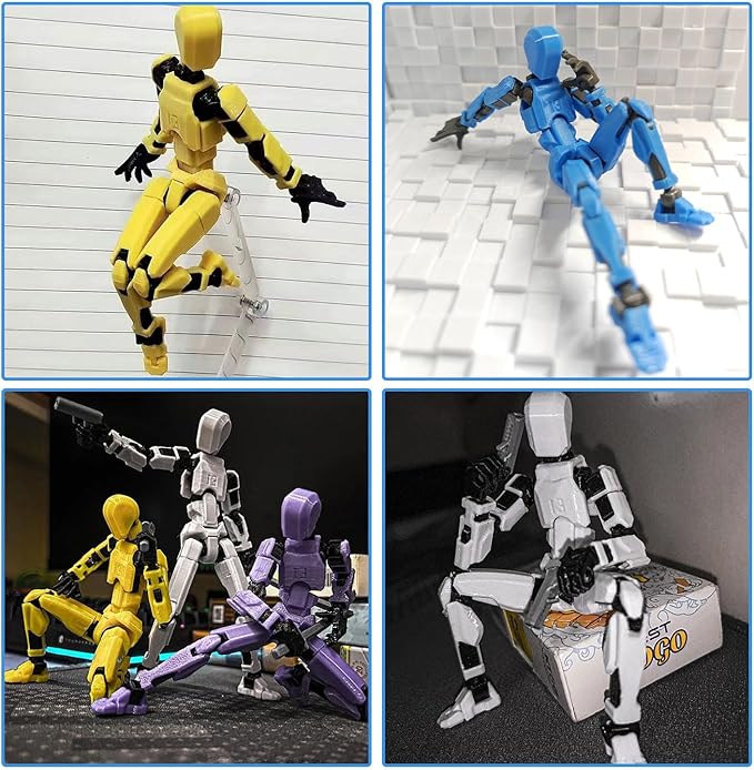 Titan 13 Multi-Jointed Action Figures,Titan 13 Action Figure,3D Printed Action Figures (1pcs-A)