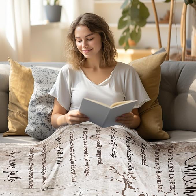 Wedding Gifts for Couples, Bridal Shower Gifts for Bride to Be Soft Blanket | Anniversary Mr and Mrs Gifts, Wedding Gifts for Newlyweds Wedding Throw Blanket 60*50 Inch (Light Khaki)