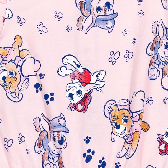 Paw Patrol Marshall Chase Skye Girls Sleeveless Romper Toddler to Big Kid