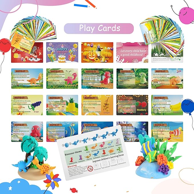 Air Dry Clay 50 Colors, Modeling Clay for Kids, DIY Model Magic Clay, Molding Clay Kit with Sculpting Tools, Non-Sticky Soft and Super Light, Arts and Crafts Gift for Boys Girls Kids