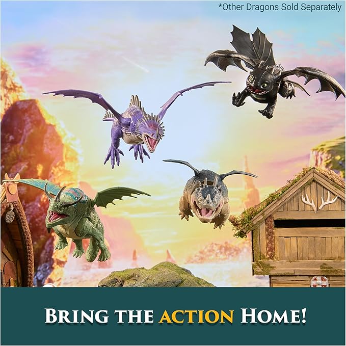 DreamWorks Dragons How to Train Your Dragon, Gronckle, 5” Action Figure, Kids Toys for Boys Ages 4 and up