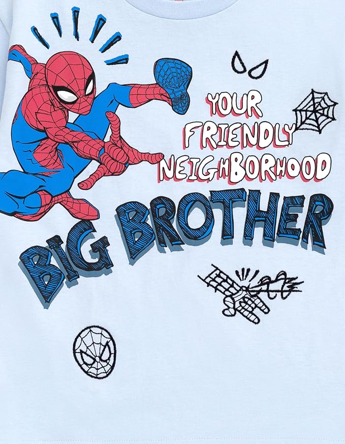 Marvel Spidey and His Amazing Friends Birthday T-Shirt Toddler to Big Kid Sizes (2T - 10-12)