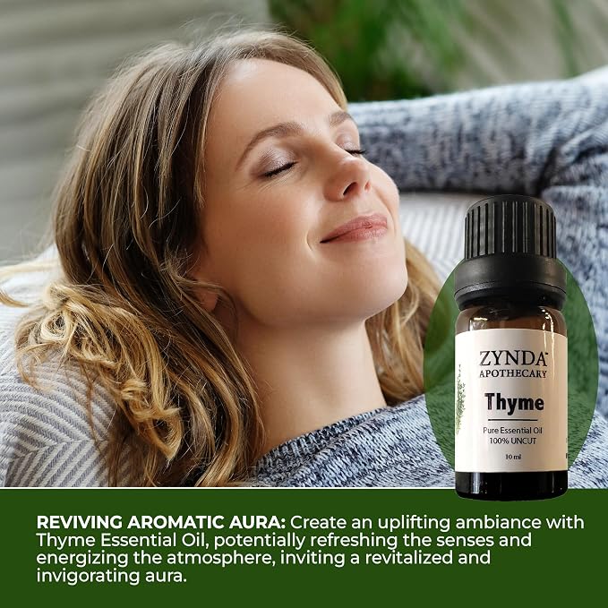 Thyme Essential Oil Pure and Natural, 100% Uncut Pure Essential Oil - 10ml