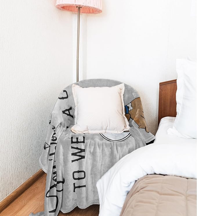 Get Well Gifts for Women/Men After Surgery, Sympathy/Feel Better/Get Well Soon Gifts for Woman, Surgery Recovery Gifts for Man, at Least You Dont Have to Wear A Cone Blanket 60"x80"