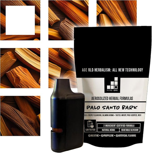 5:1 Formulas Essential Aromatherapy Portable Botanical Fragrance Stick - Organic Lab-Tested Personal Aroma Accessory with Palo Santo & Vegetable Glycerin