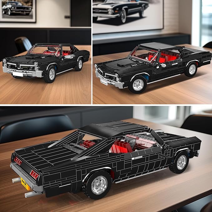 Mould King 10199 Car Model Kits, MOC Bricks Collectible Sportscar Building Blocks, Car Building Kits for Adult, Static Version 1563 PCS