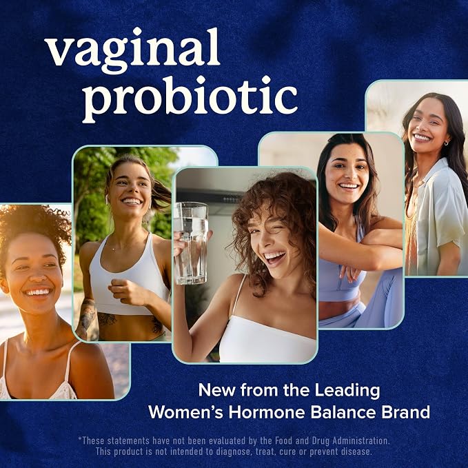 Vaginal Probiotics, 50 Billion CFU, Vaginal Health & pH Balance for Women | Healthy Odor & Yeast Balance, Womens Probiotics and Prebiotics with Cranberry Extract, Vegan and Gluten-Free, 30 Capsules