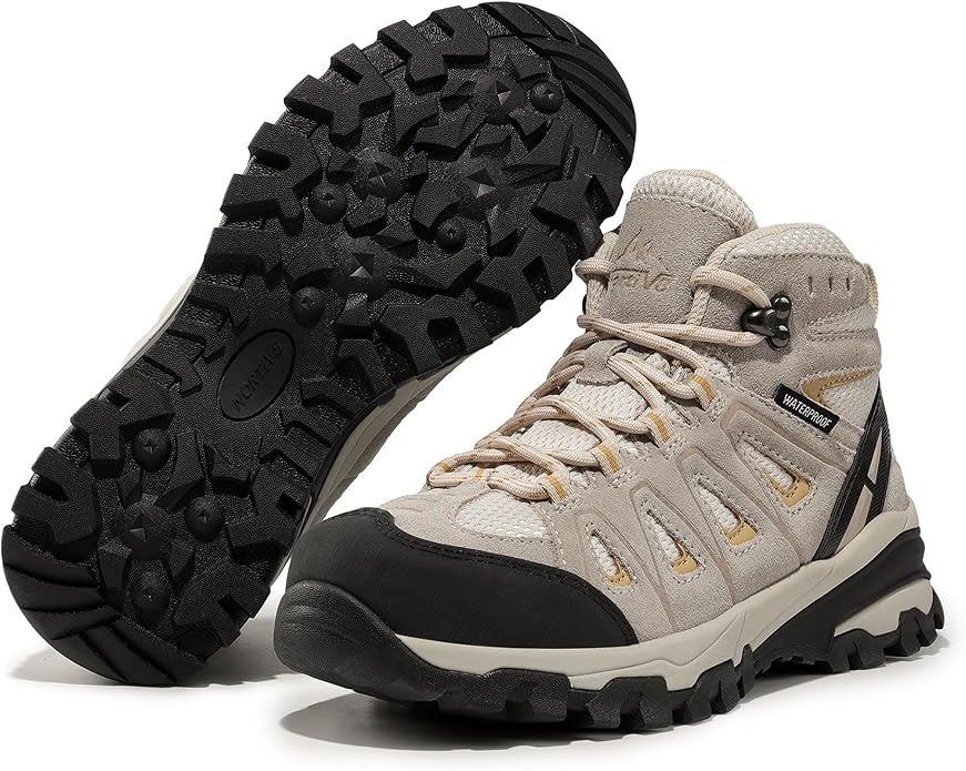 NORTIV 8 Women's Waterproof Hiking Boots Outdoor Trekking Camping Trail Hiking Boot Seeker