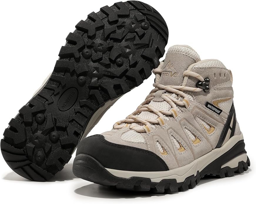 NORTIV 8 Women's Waterproof Hiking Boots Outdoor Trekking Camping Trail Hiking Boot Seeker