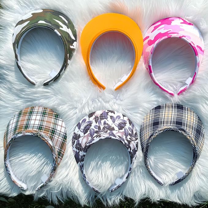 3 Pack Sports Sun Visor Hat Women Men Adjustable Clip On Visors Outdoor Golf Beach Cap