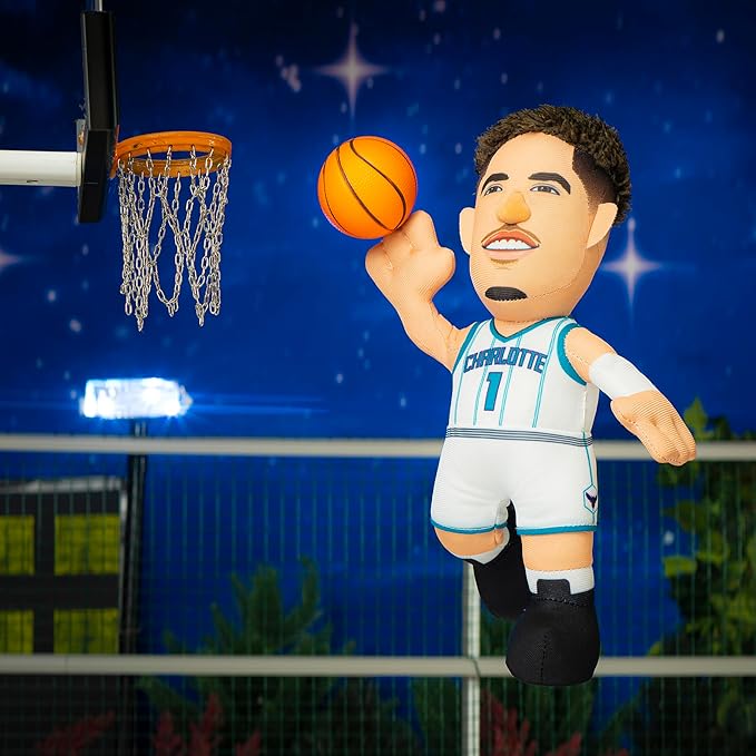 Bleacher Creatures Charlotte Hornets LaMelo Ball 10" Plush Figure - A Superstar for Play Or Display