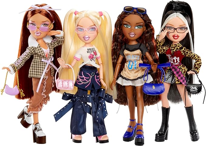 Bratz Stylin' Sasha Fashion Doll with Customizable T-Shirt for You and Accessories