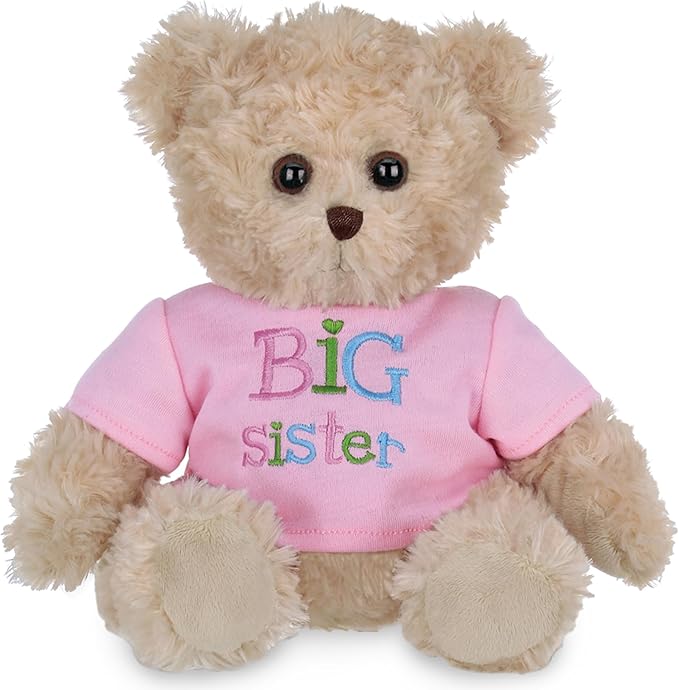 Bearington Big Sister Teddy Bear, 12 Inch Big Sister Stuffed Animal