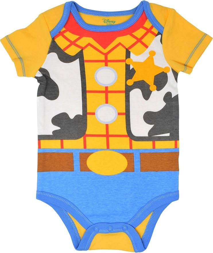 Disney Baby 5 Pack Bodysuits Newborn to Infant Sizes (Newborn - 24 Months)