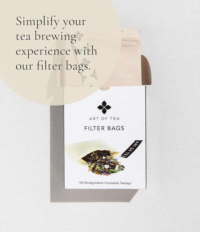 Art of Tea Dark Chocolate Peppermint Pu-erh Tea Bags, 50 Count Premium Caffeinated Black Tea, Rich Chocolate & Refreshing Mint Flavor, Gourmet Dessert Tea, Smooth Earthy Pu Erh Blend