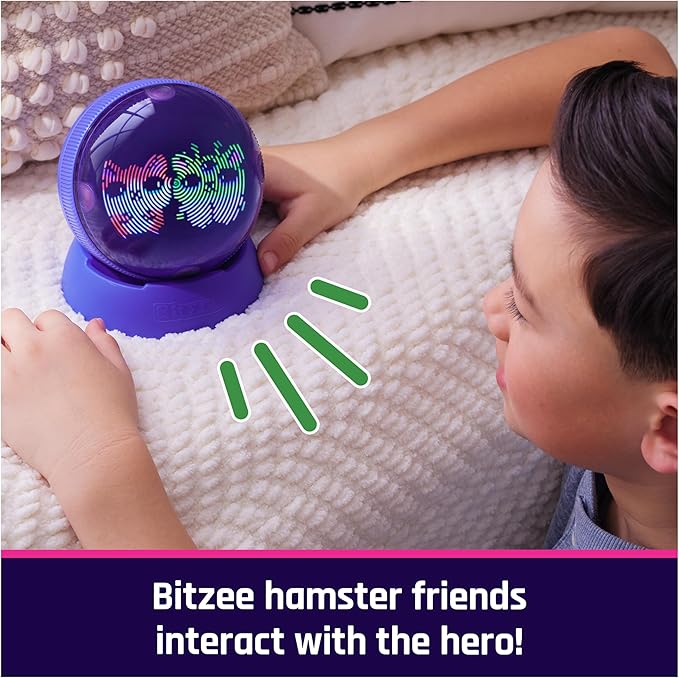 Hamster Ball Interactive Toy with Over 20 Hamsters Inside, Rolls & Reacts to Touch, Digital Pet Kids Toys for Girls & Boys Ages 5 and up