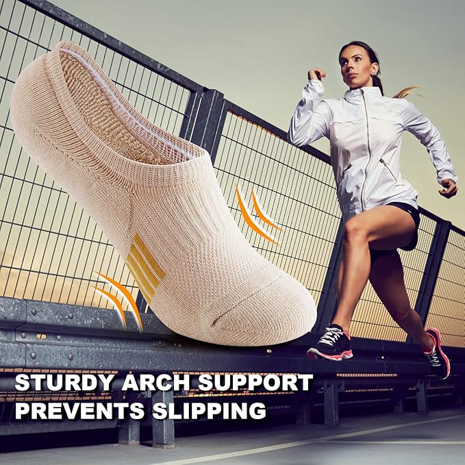 Gonii Womens No Show Socks Athletic Ankle Socks Cushioned Running Low Cut 5-8 Pairs