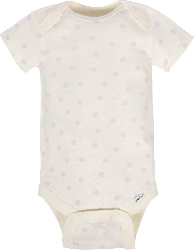 Gerber Baby Girls' 8-pack Short Sleeve Onesies Bodysuits