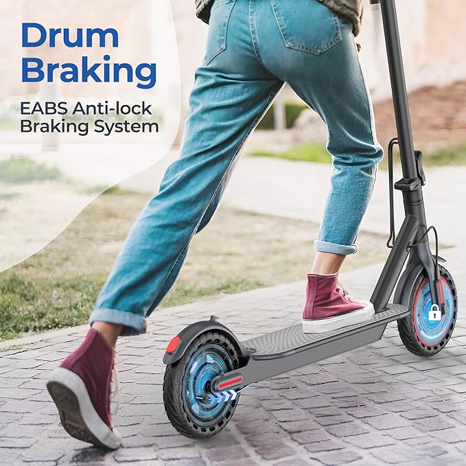 Maxshot Electric Scooter, 8.5" /10" /14" Tire, 16/19/22 Mph Top Speed, 12/16/21/27/28/49/50 Miles Long Range, Folding Escooter for Adults and Kids with Seat Bag, Dual Braking, Dual Suspension, App