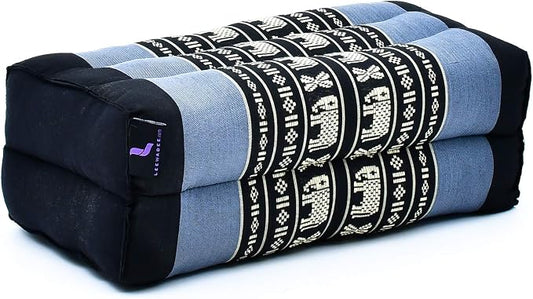 Leewadee Yoga Block – Floor Cushion for Yoga Practice, Meditation Seat Cushion for Workouts Filled with Kapok