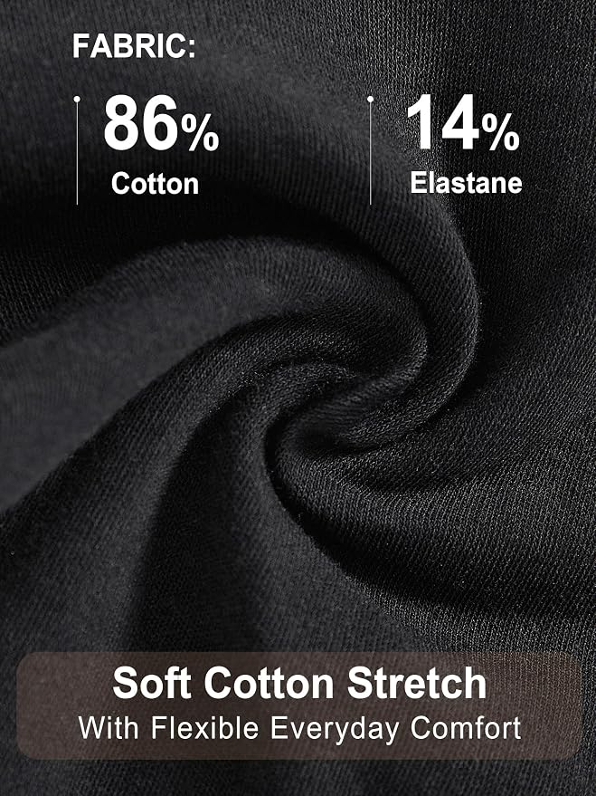 HONENNA Cotton Seamless No Show Thongs for Women, Smooth Front, Invisible Panty Liners Underwear, 1-2 Pack, Workout Panties