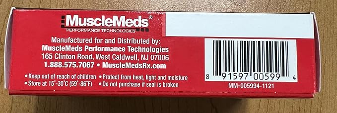 MuscleMeds AROMATEST Testosterone Booster & Aromatase Inhibitor, Lowers Estrogen, Supports Muscle Building & Strength, Anti-Aging Hormone Replacement for Men, 30 Liquid caps