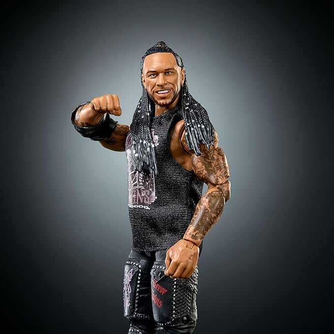 Mattel WWE Elite Action Figure & Accessories, Series #122 Set, 6-inch Collectible Damian Priest with 25 Articulation Points & Swappable Hands