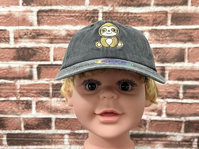 Embroidered Animal Baseball Hats for Boy and Girl