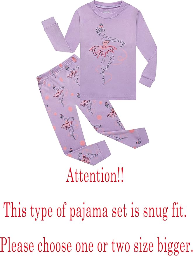 Family Feeling Little Boys Pajamas Sets 100% Cotton Long sleeve Pjs