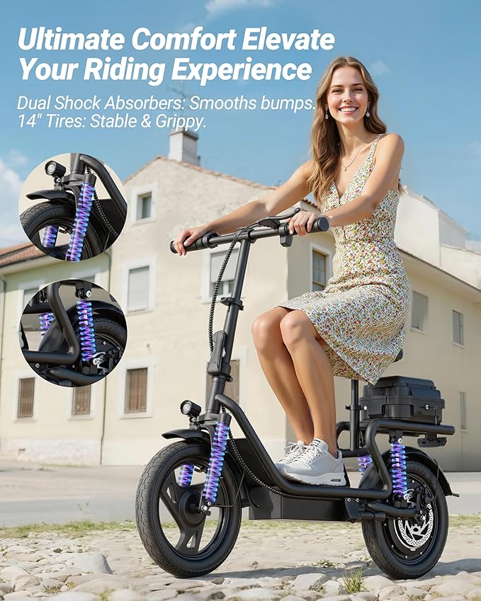MAXSHOT Electric Scooter for Adults, 8.5/10/14" Tires, 19/22Mph, 350W/500W Motor, 21-28 Miles Range, Folding E-Scooter with Dual Suspension,APP(V1/SPRO/MAX/PRO/X1/X1PRO/PR)