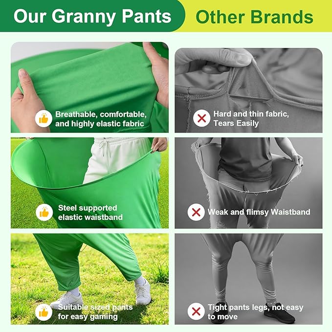 Granny Pants Yard Game, Outdoor Game with Bouncy Ball and Air Pump, Team Relay Family Reunion Party Field Game