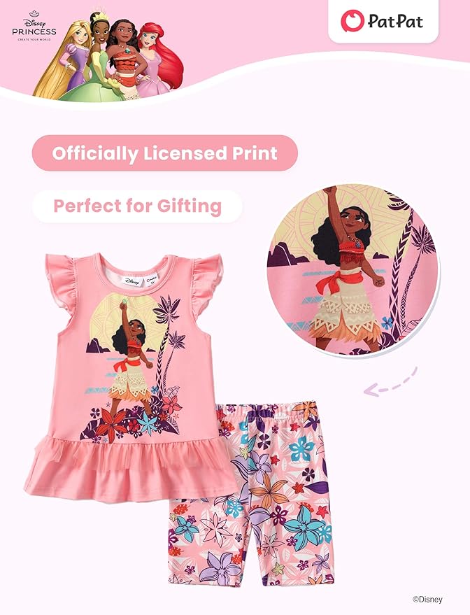 Disney Minnie Mouse Frozen Princess Marvel Toddler Girls Clothes Long Sleeve Sweatshirt + Leggings 2pcs Outfits Set 2-6Y