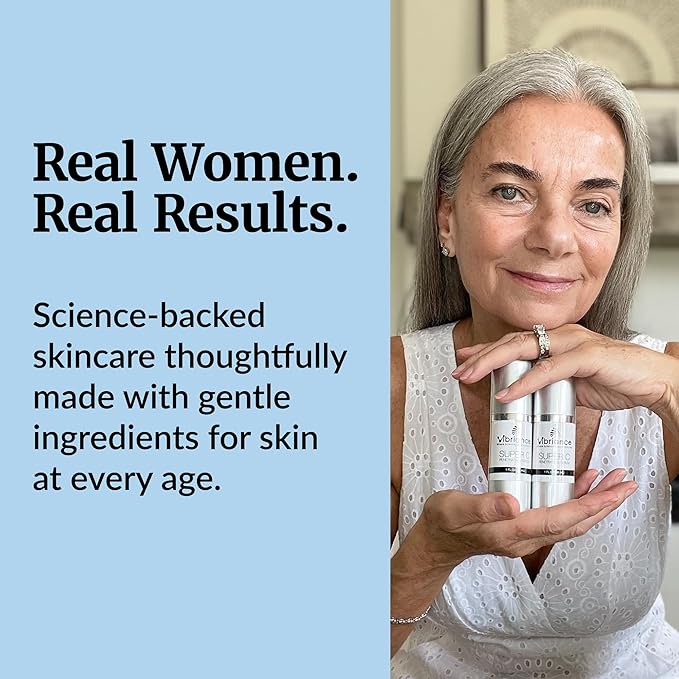 Vibriance Super C Serum for Mature Skin - All-in-One Vitamin Formula Hydrates, Firms, Lifts, Smooths, Targets Age Spots, Wrinkles, 1 fl oz - Pack of 3