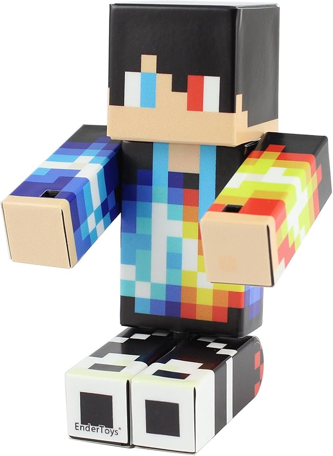 EnderToys Fire and Ice Boy Action Figure