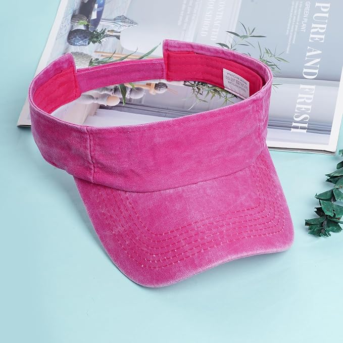 Marrywindix 1 Piece of Sport Wear Athletic Visor Sun Sports Visor Hat Visor Adjustable Cap for Women and Men
