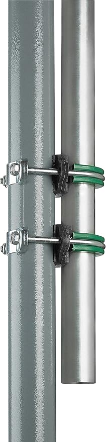 Upper Bounce Trampoline Enclosure Pole Connectors, Replacement Hardware Parts and Accessories, U-Shaped Safety Clamps, Fits up to 1" Diameter and 1.5” Legs, Set of 12